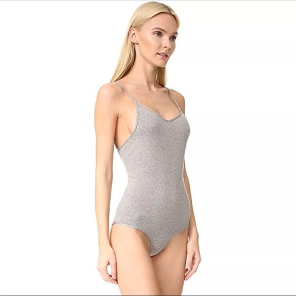 NWOT Free People Grey Bodysuit - Picture 5 of 6
